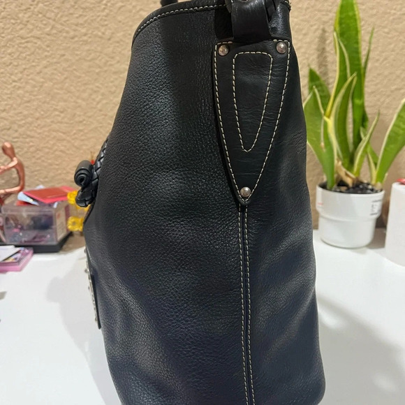 MCM Black Leather Hobo Bag - Picture 5 of 12